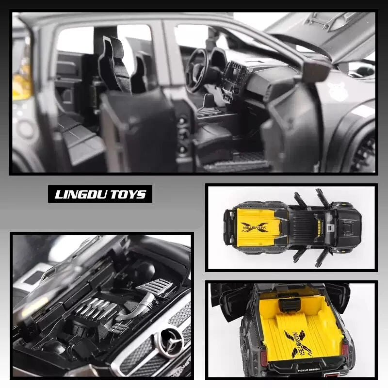 Pickup Car Model With sound  engine