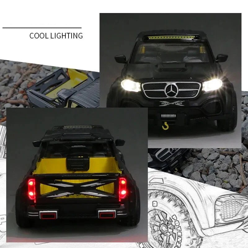 Pickup Car Model With sound  engine