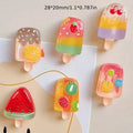 6-Piece Fruit and Ice Cream Magnetic