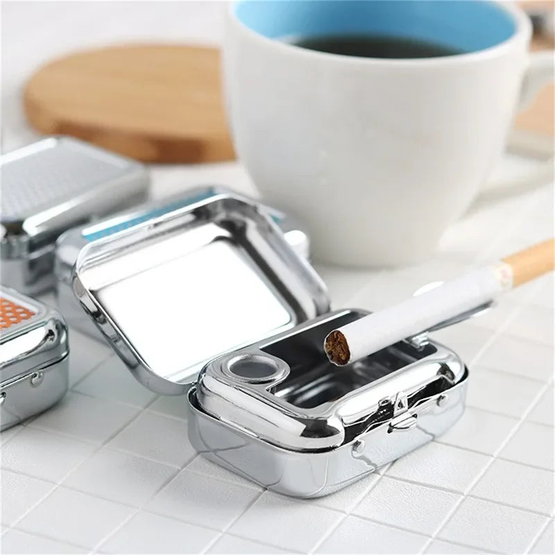 Car Mini Metal Ashtray