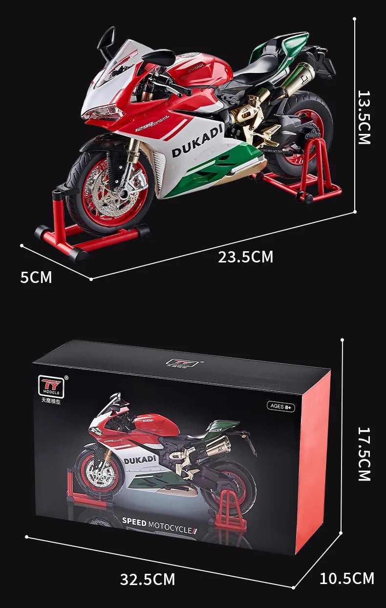 Key Start  Sports Motorcycle With Spray Sound Light