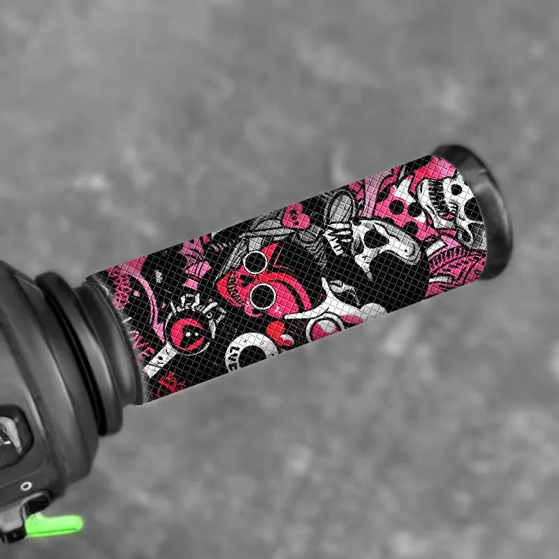2PCS Graffiti Skull Motorcycle Stickers