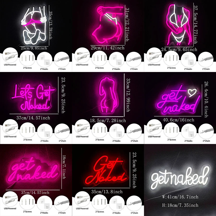 Sexy Lady Led Lights