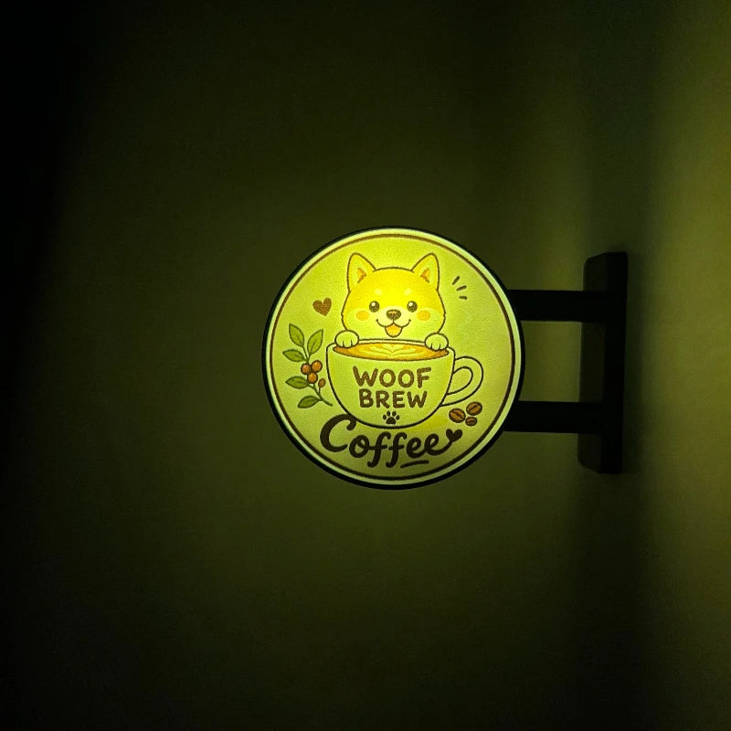 Magnetic Led Sign For Coffee Corner