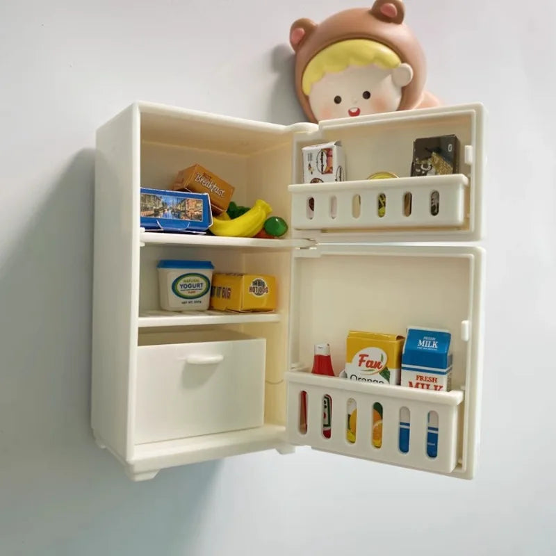 Mini Food Refrigerator Magnets Set of 17pcs