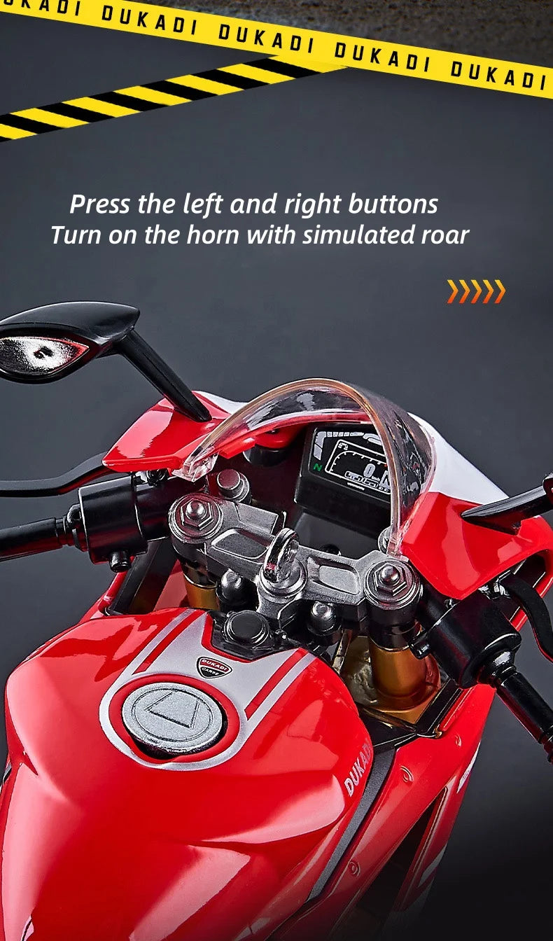 Key Start  Sports Motorcycle With Spray Sound Light