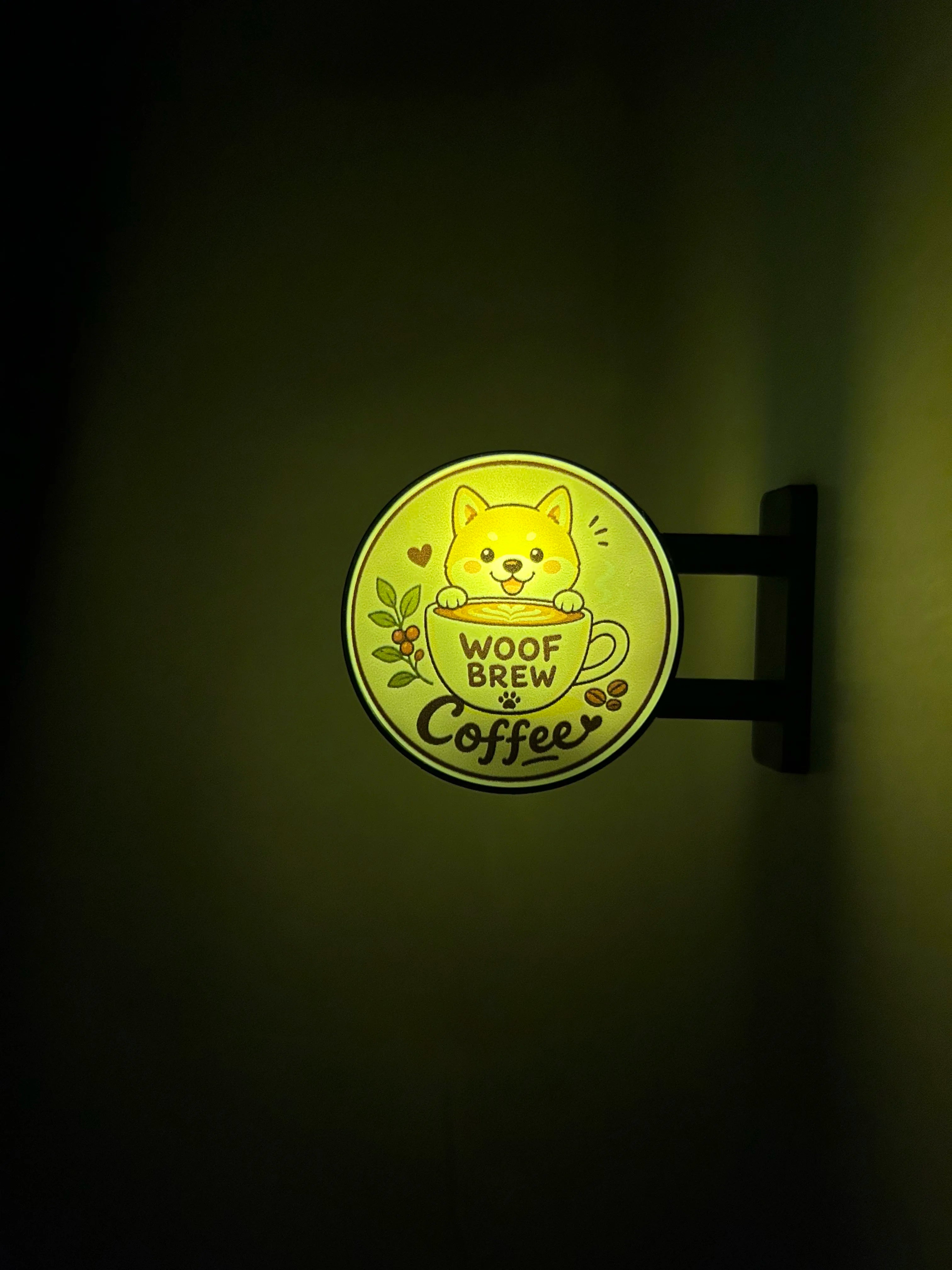 Magnetic Led Sign For Coffee Corner