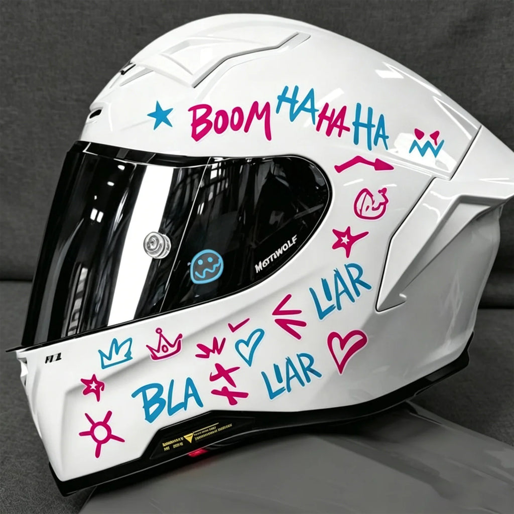 Graffiti Motorcycle Decor Stickers