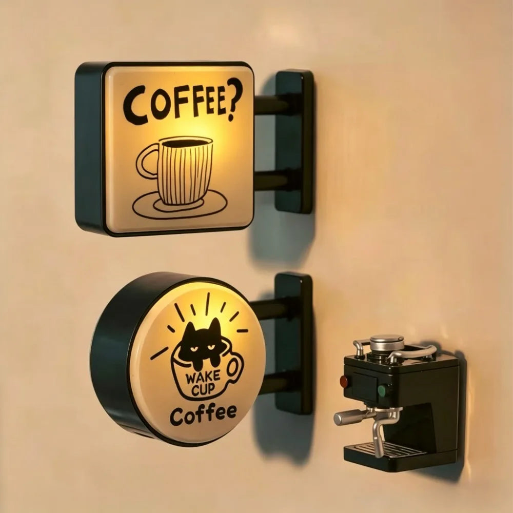 Coffee Shop Fridge Magnet