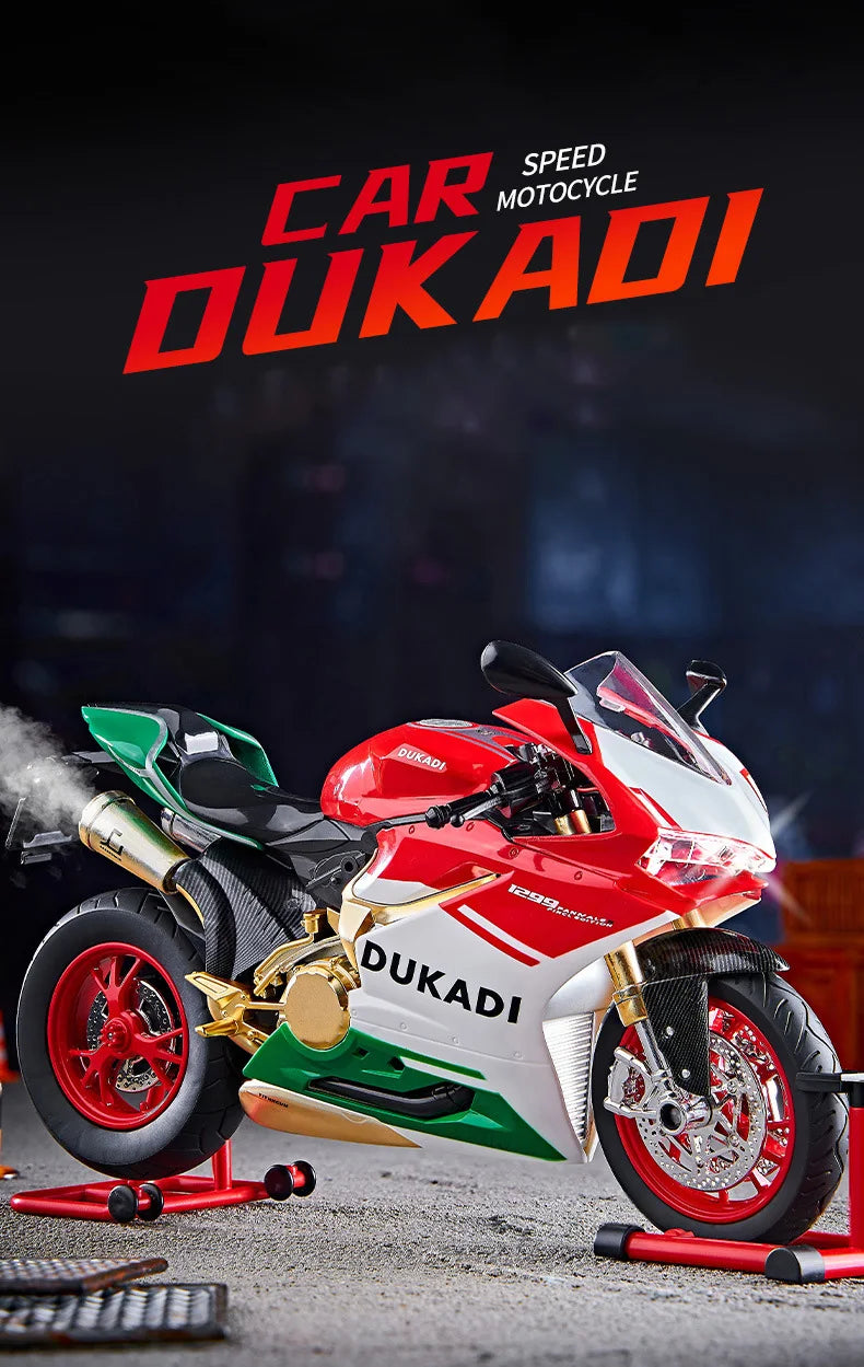 Key Start  Sports Motorcycle With Spray Sound Light