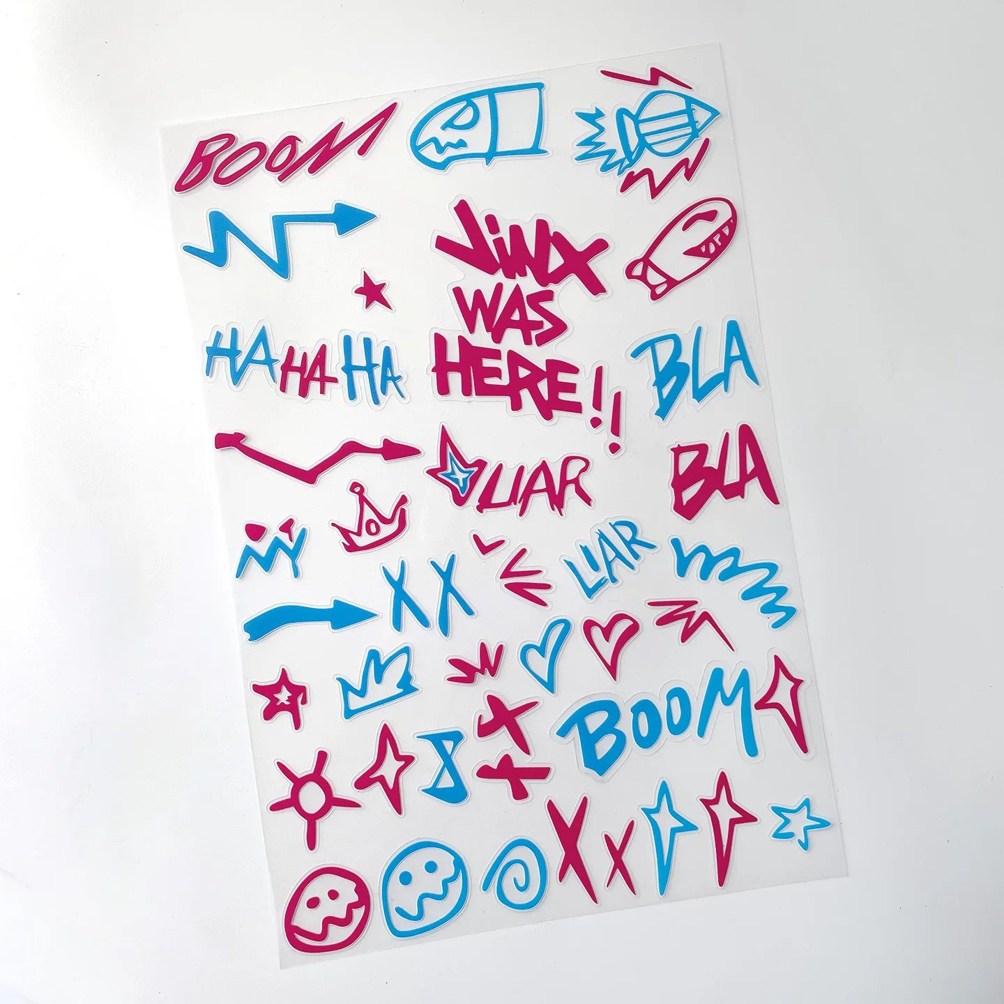 Graffiti Motorcycle Decor Stickers