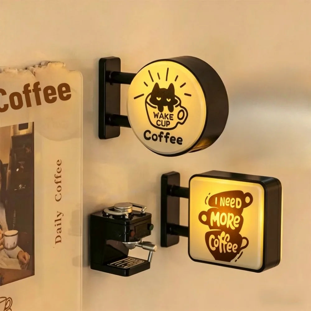 Coffee Shop Fridge Magnet