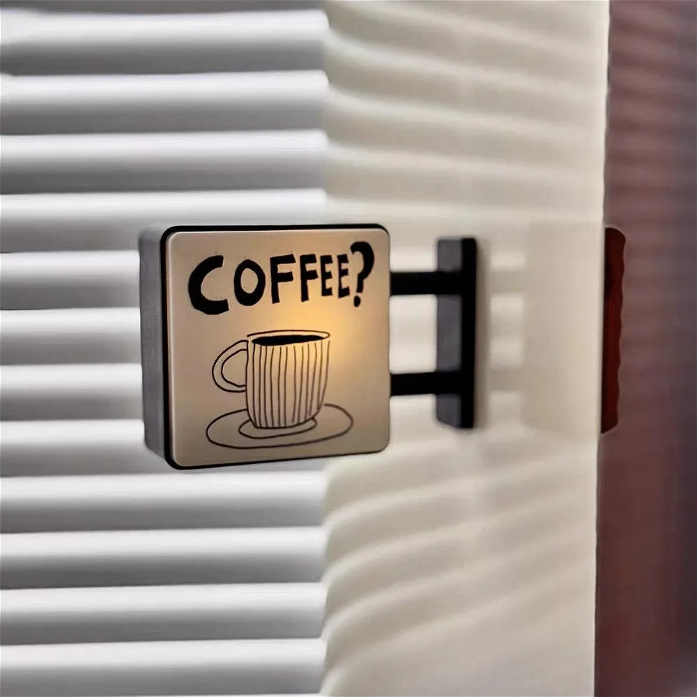 Coffee Shop Fridge Magnet