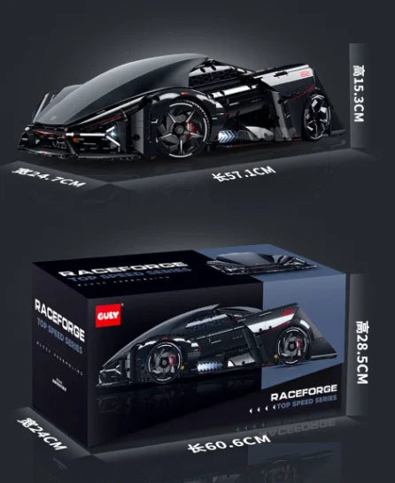 Super Race Car Model Building Block Set RC