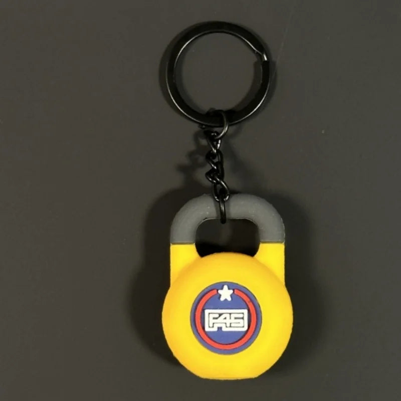 Dumbbell Keychain