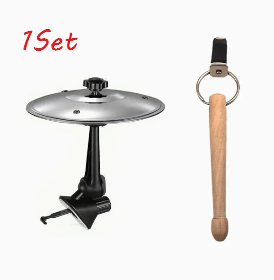Mini Drums Colliding With Cymbals