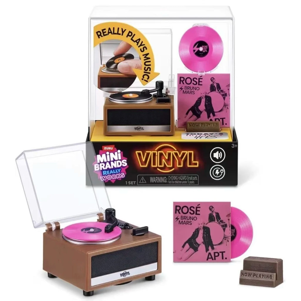 Mini Brands Vinyl Player Blind Box Plays Music Surprise Ball Toy