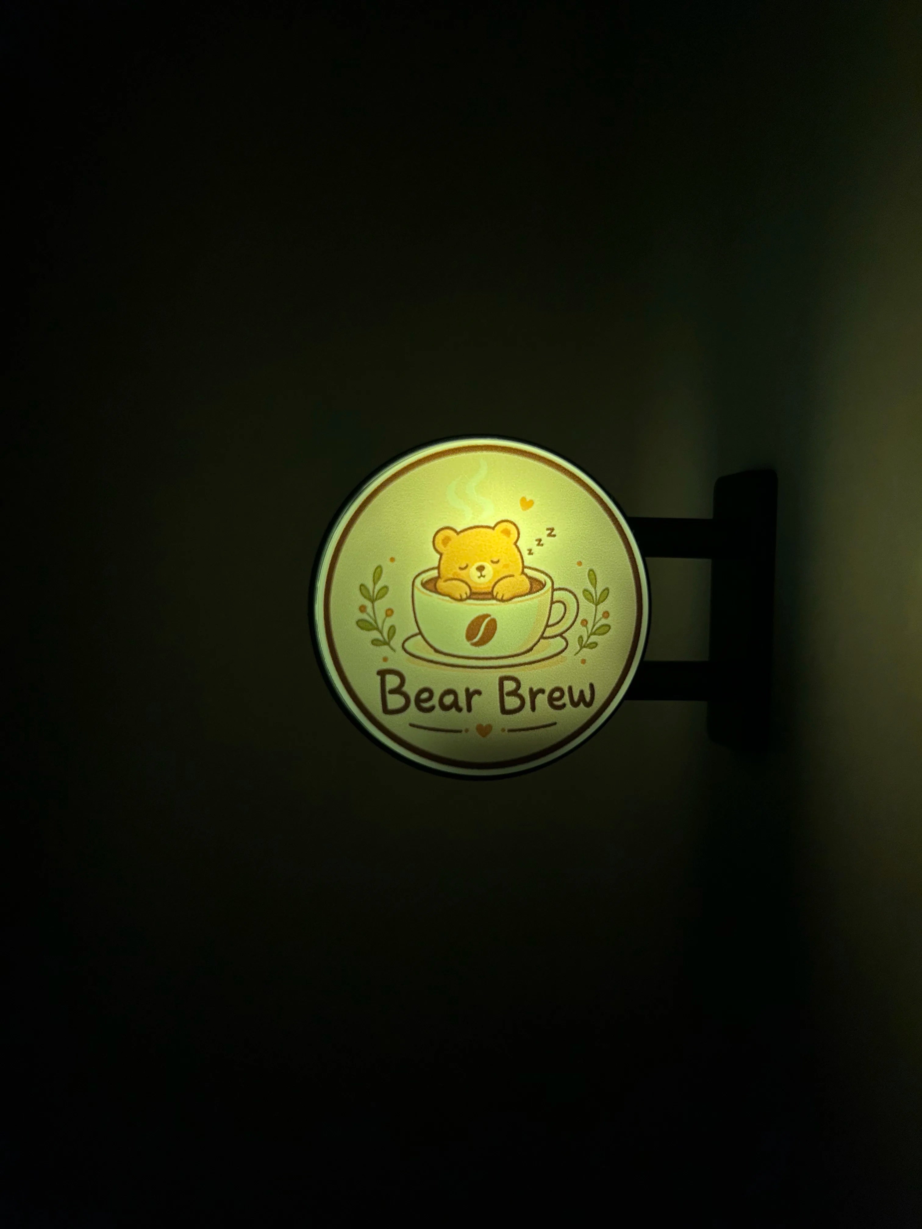 Magnetic Led Sign For Coffee Corner
