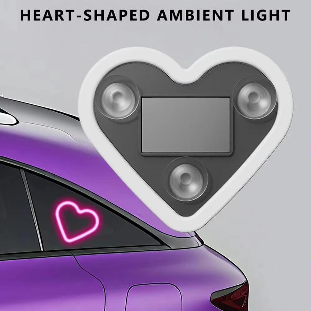 Car Solar Triangle Window Heart