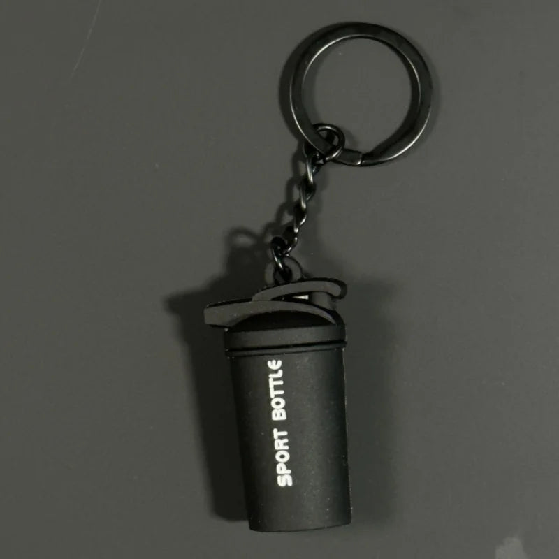Dumbbell Keychain