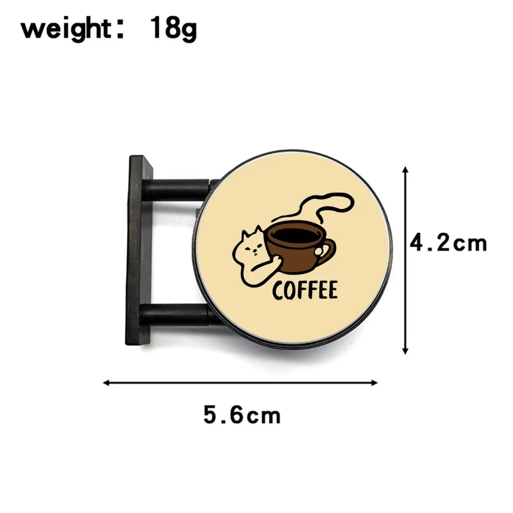 Coffee Shop Fridge Magnet