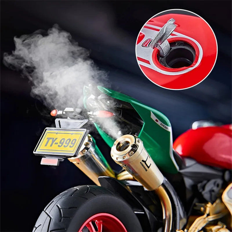 Key Start  Sports Motorcycle With Spray Sound Light