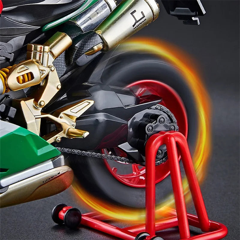 Key Start  Sports Motorcycle With Spray Sound Light