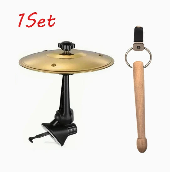 Mini Drums Colliding With Cymbals