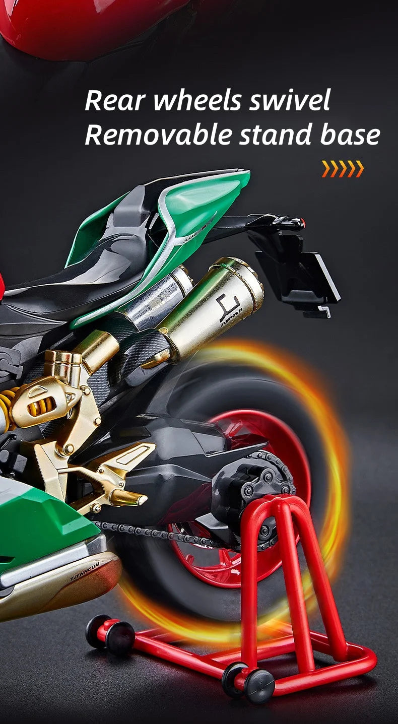 Key Start  Sports Motorcycle With Spray Sound Light
