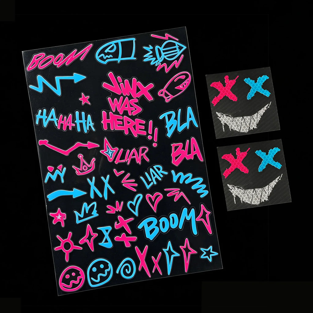 Graffiti Motorcycle Decor Stickers