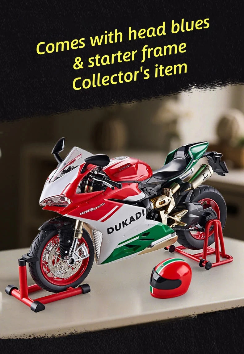 Key Start  Sports Motorcycle With Spray Sound Light
