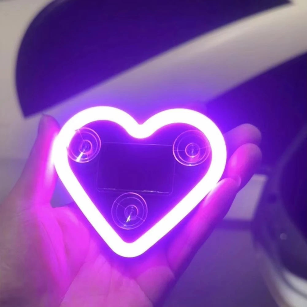Car Solar Triangle Window Heart