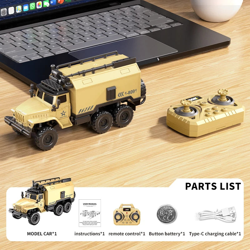 RC Truck Mini 6-Wheel Drive Transporter Car