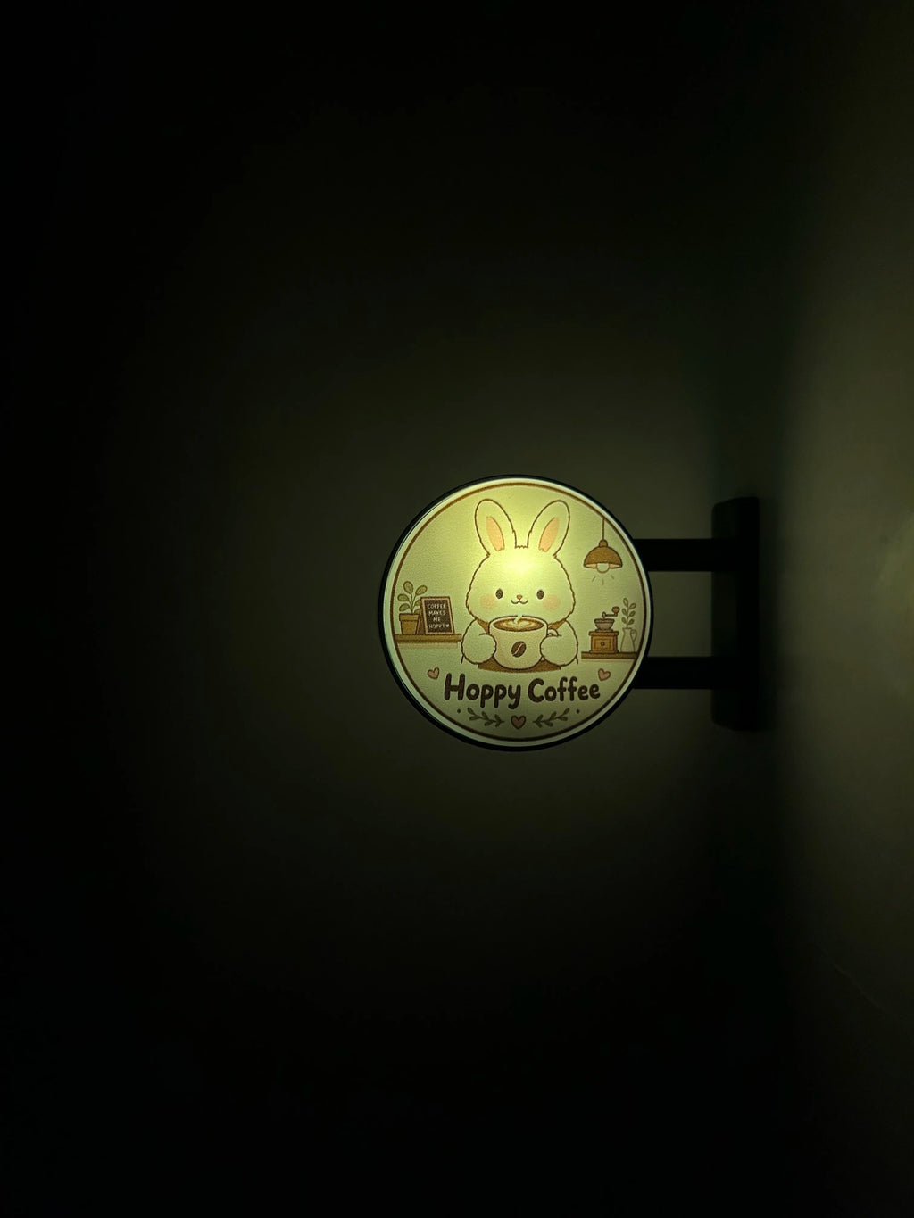 Magnetic Led Sign For Coffee Corner