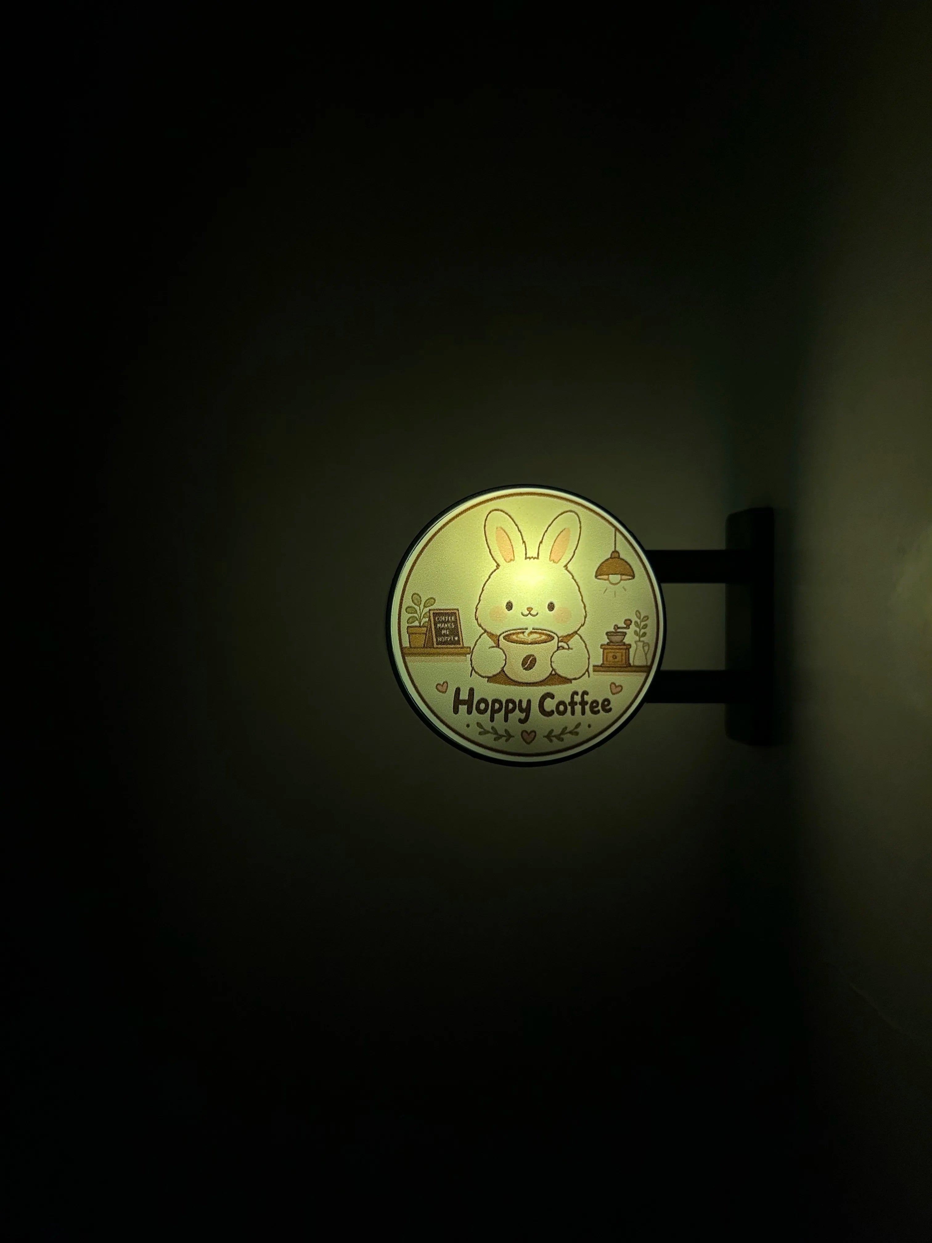 Magnetic Led Sign For Coffee Corner