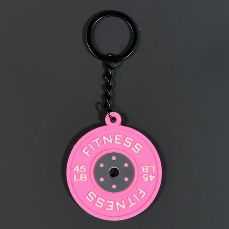 Dumbbell Keychain
