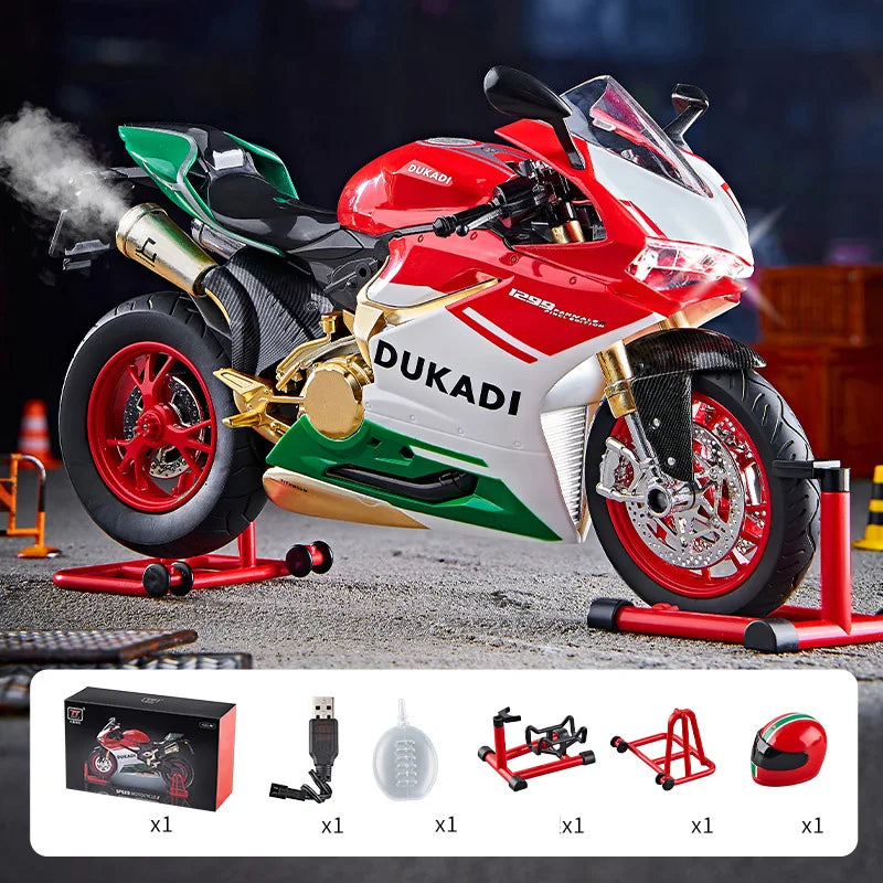Key Start  Sports Motorcycle With Spray Sound Light